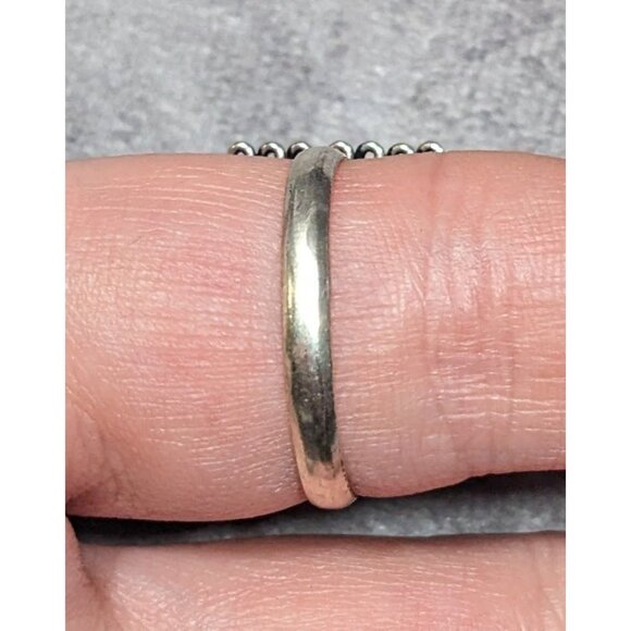 Whimsical Labradorite Square Cut Sterling Silver Ring Size 10 - Picture 16 of 16